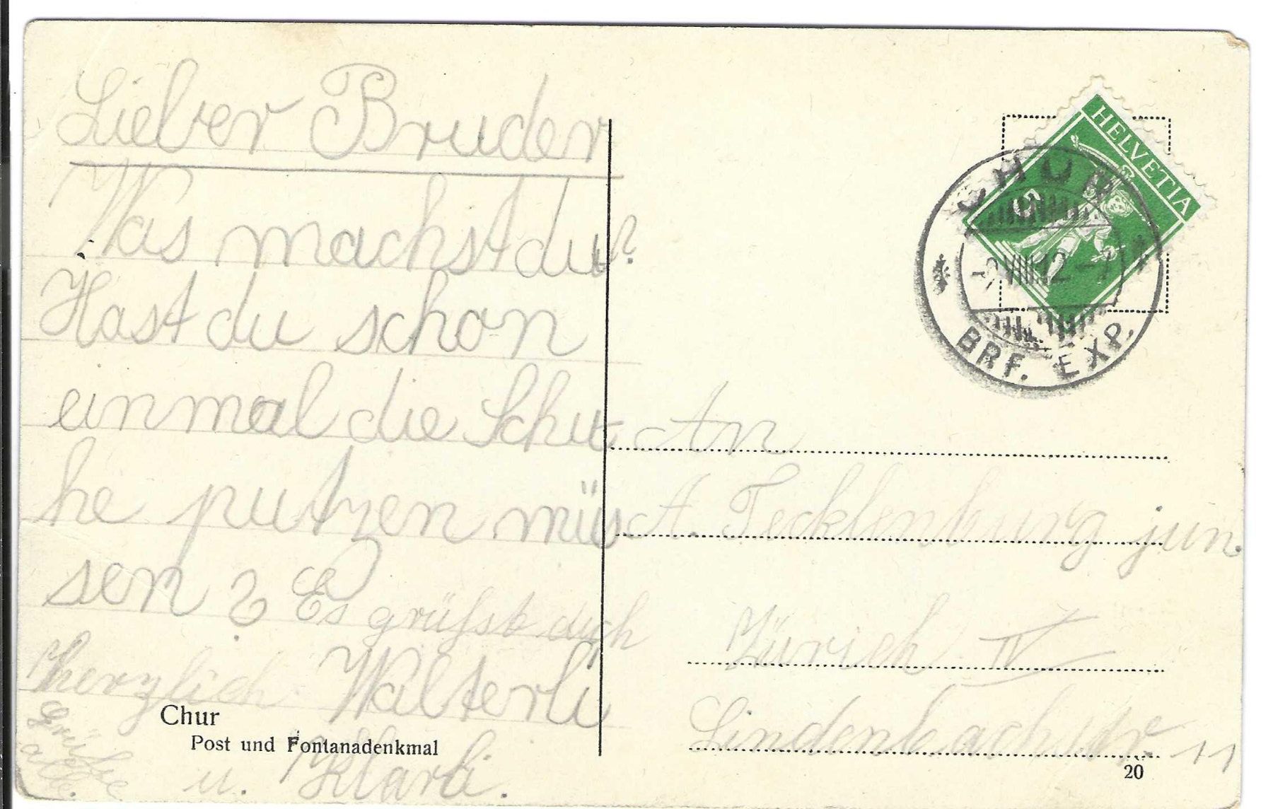 Cartes postales: Chur – D'occasion à Wildhaus par Brunphil 1