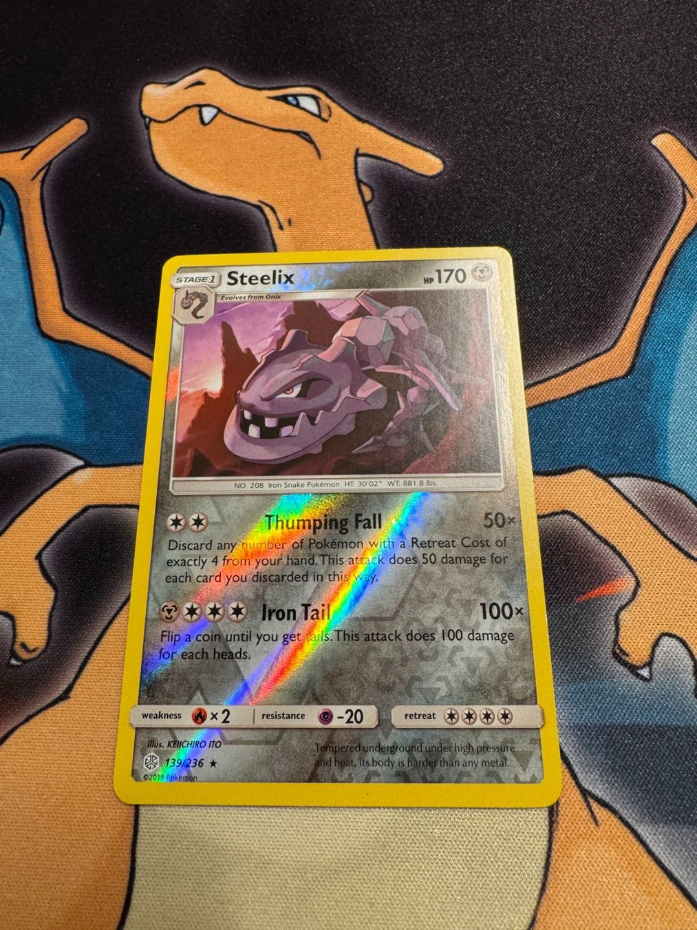 Pokémon Carte collezionabili: Steelix (CEC 139) - Reverse Holo - Cosmic Eclipse – Nuovo (secondo la descrizione) da Bülach venduto da Pfrenzel