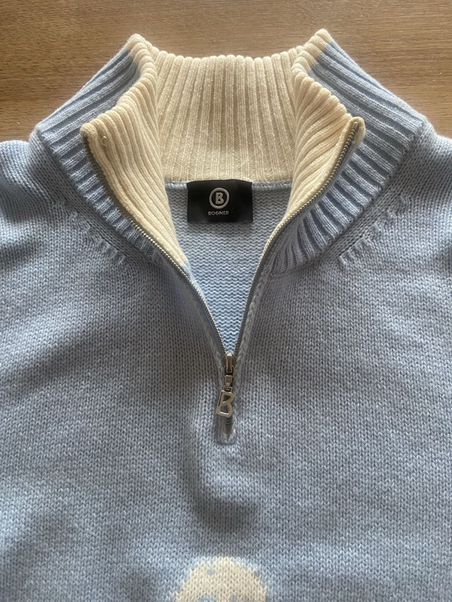 Bogner Maglioni & Felpe: Bogner Après-Ski Pullover Hellblau Grösse 40 – Usato da St. Gallen venduto da luzi06 1