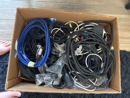 Kabel Konvolut verschiedene Typen guter Zustand