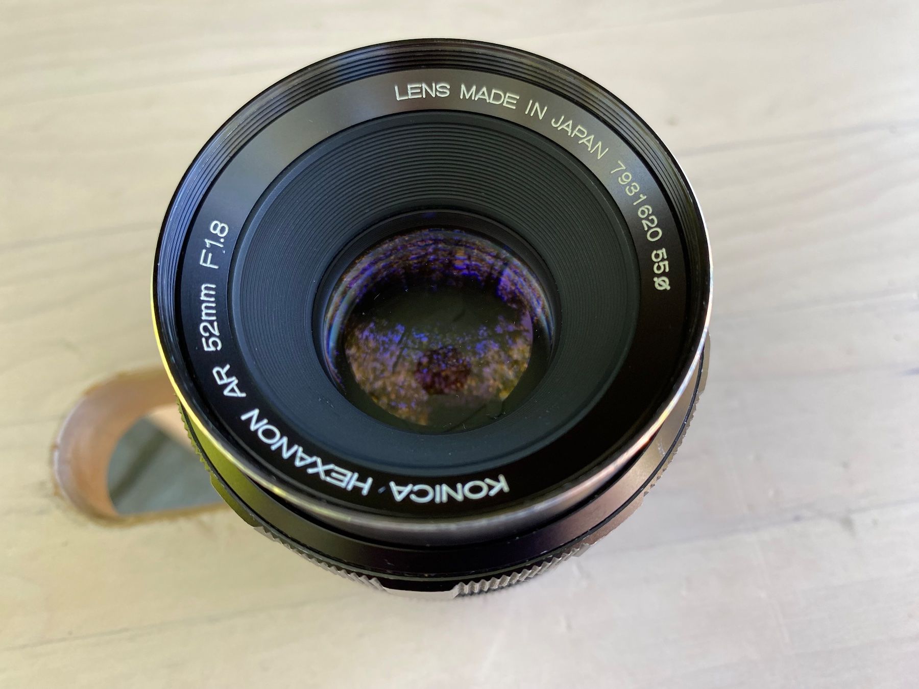 Konica Obiettivi: Konica Hexanon AR 52mm F1.8 Objektiv – Usato da Feldbach venduto da Olive1 1
