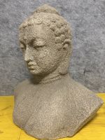 Asiatische Buddha Büste, Steinoptik, Gartendeko Figur 🕉️