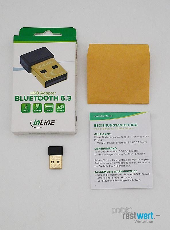 Lecteurs & Adaptateurs: INLINE USB Adapter Bluetooth 5.3 – Neuf (Voir description) à Winterthur par Restwert_Winterthur