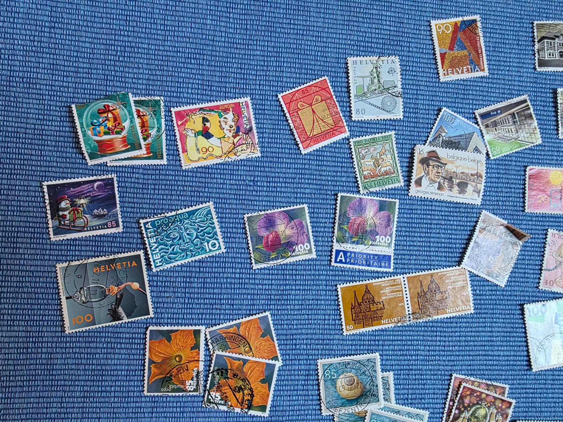 Tutti i francobolli: diverse Briefmarken Schweiz gestempelt – Usato da Riehen venduto da robs2026 3