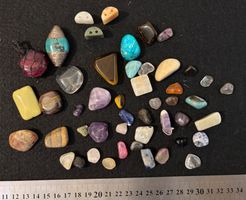 Mineralien Konvolut verschiedene Halbedelsteine gemischt