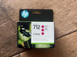 HP Tintenpatronen 712 Magenta 3-Pack DesignJet neu