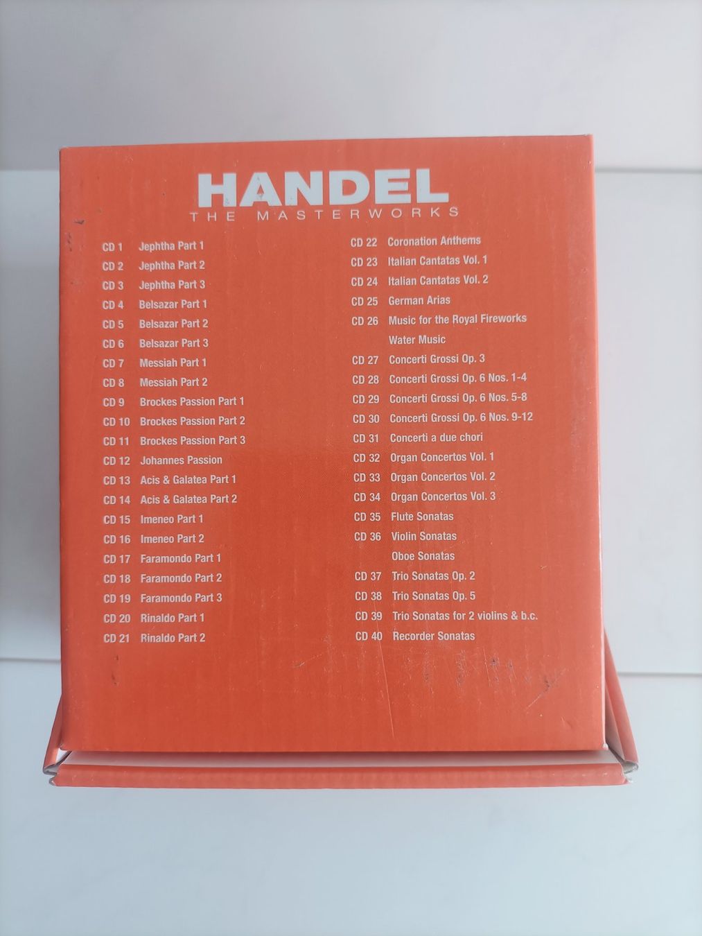 CDs: 40 CD Georg Friedrich Händel The MasterWork – D'occasion à crans montana par AB3963 3