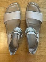 Tod's Sandalen, Leder, Beige, Gr. 36.5
