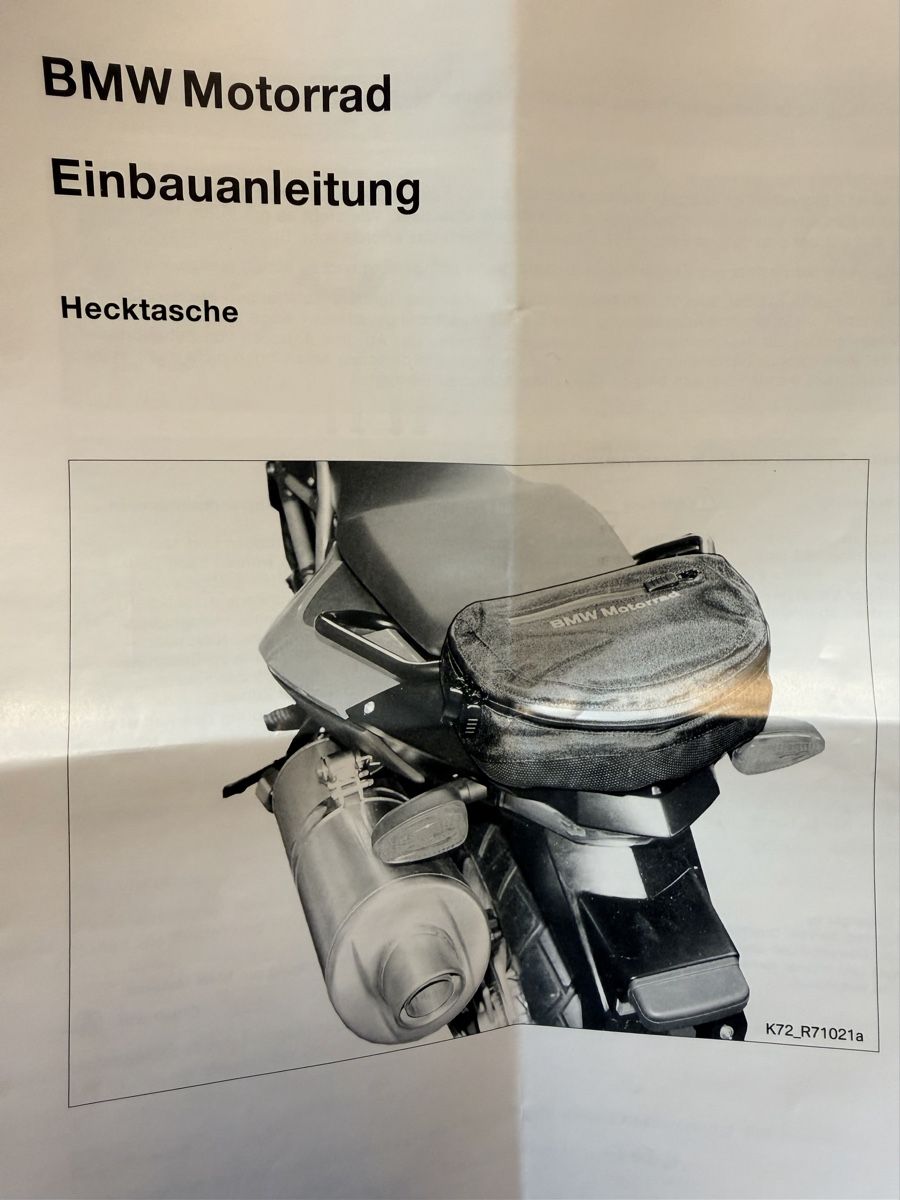 BMW Taschen: BMW F800GS Hecktasche – Neu und originalverpackt aus Zürich von JanniS011 3