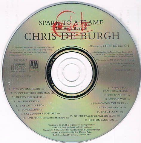 CD: Chris de Burgh - Spark to a Flame [A&M] – Usato da Unterbch venduto da uqliv 2