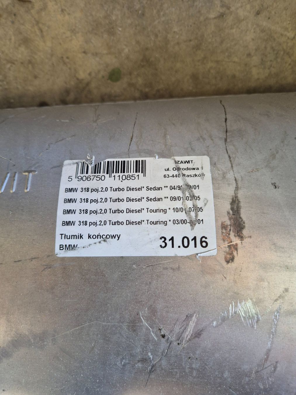 BMW Sistemi di scarico: Auspuff Bmw e46 318d – Usato da brunnadern venduto da gtpower87 1