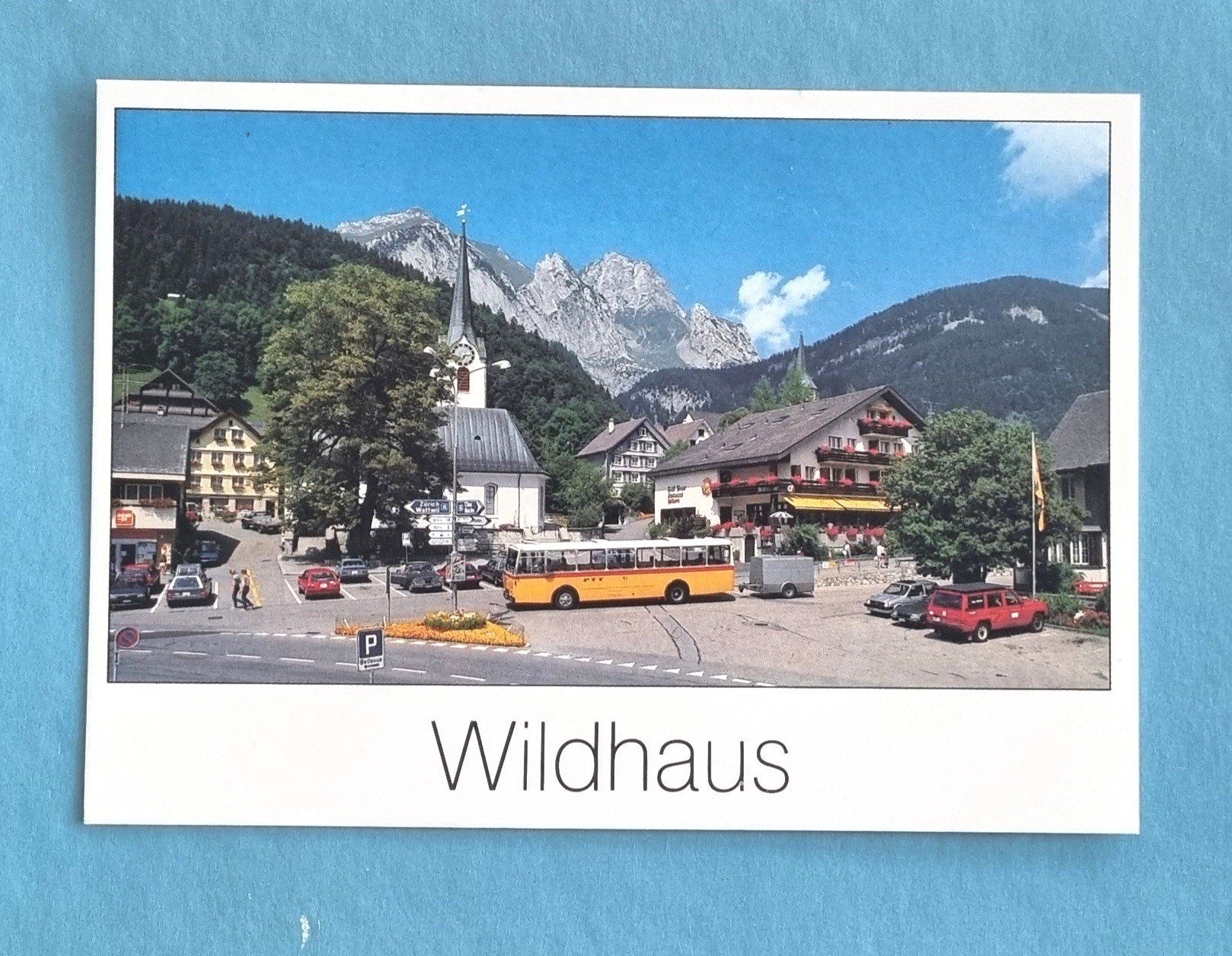 Ansichtskarten: Wildhaus - Postauto PTT – Gebraucht aus Rothrist von RROENK