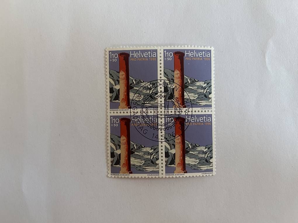 Tutti i francobolli: Schweizer Briefmarken 3 Viererblöcke gestempelt – Usato da Elgg venduto da mel_72b9 2