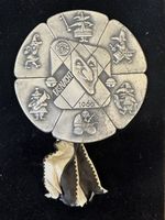 Fasnacht Basel ZUGSPLAKETTE Silber 1960