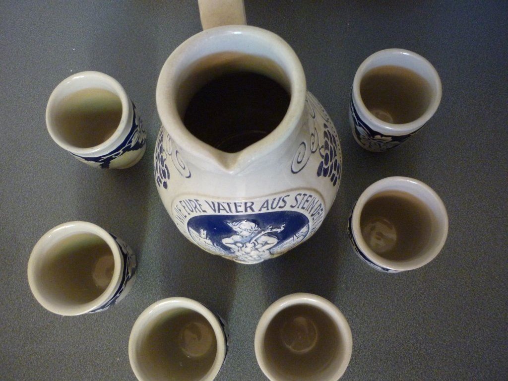 Caraffe: Wein Set Westerwälder Steinzeug – Nuovo (secondo la descrizione) da Zürich venduto da gallienus 5
