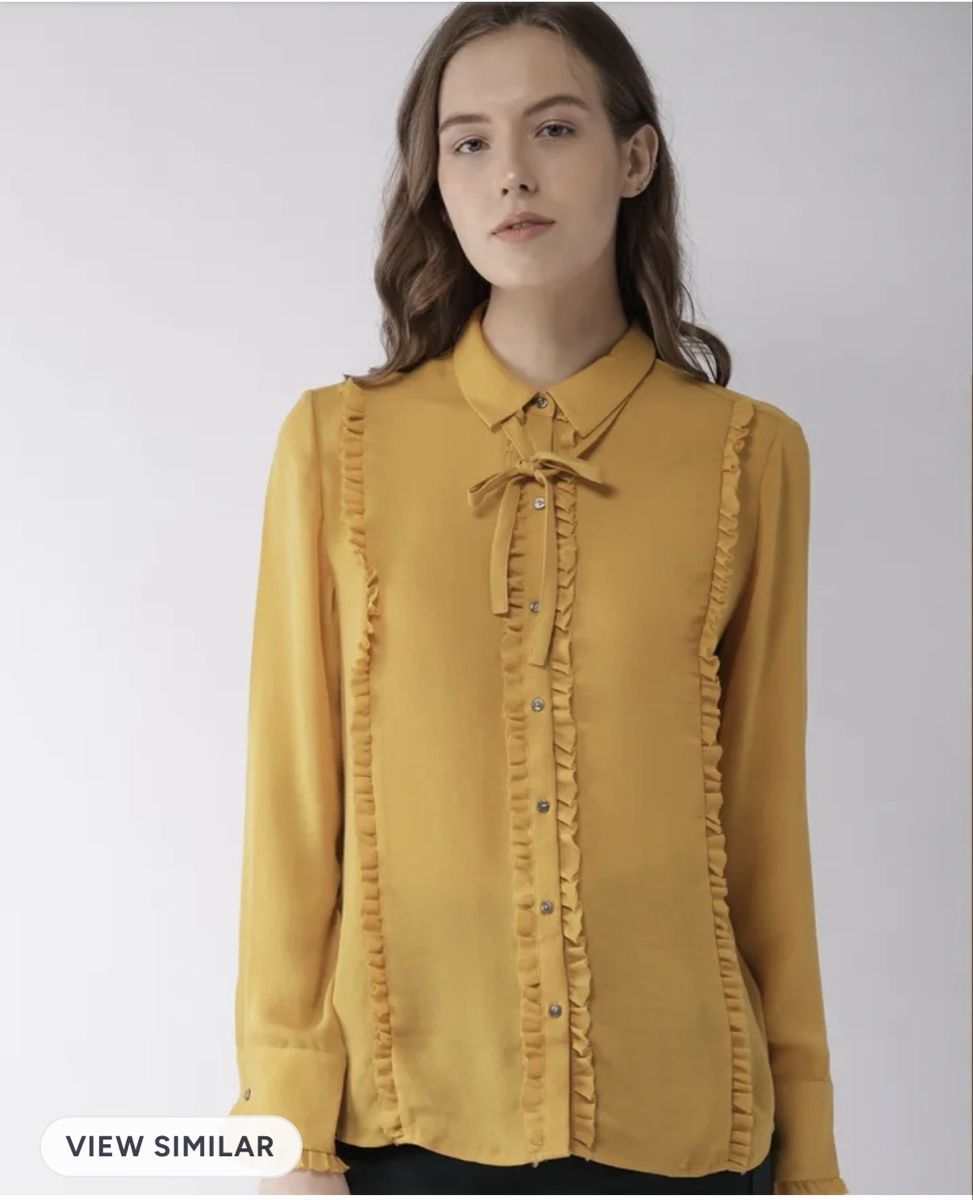 Camicette: Scotch & Soda Bluse Gelb Gr M  – Usato da Kesswil venduto da canvas12 3