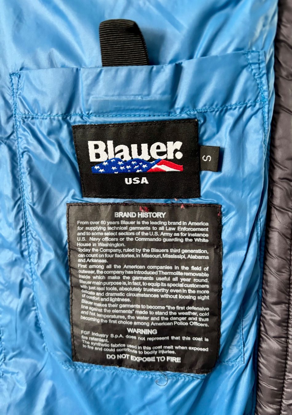 Cappotti: Original Blauer USA Daunenmantel, Grösse S – Usato da Volketswil venduto da Prinz79 4