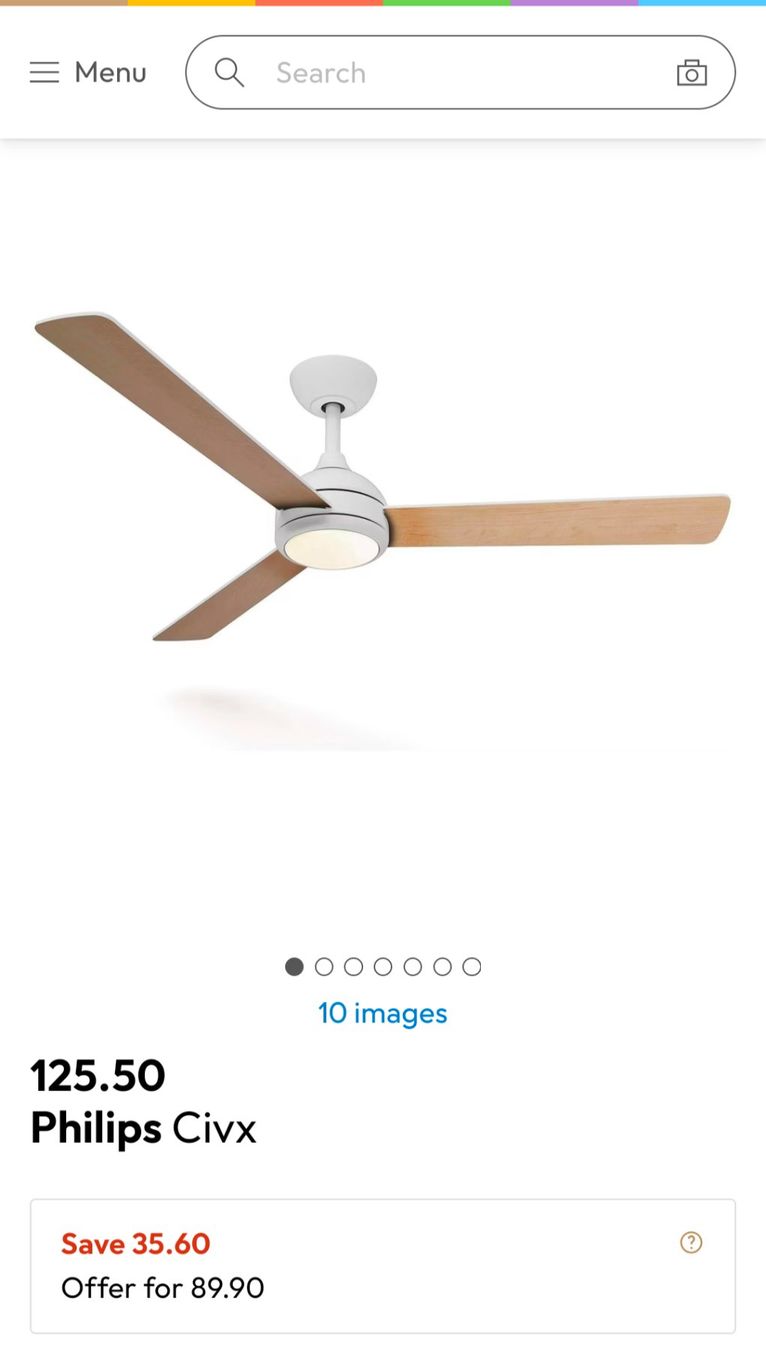 Philips Ventilateurs: Deckenventilator Philips Civx LED neu ungebraucht – Neuf avec emballage d'origine à Zug par iva_vcb9 2