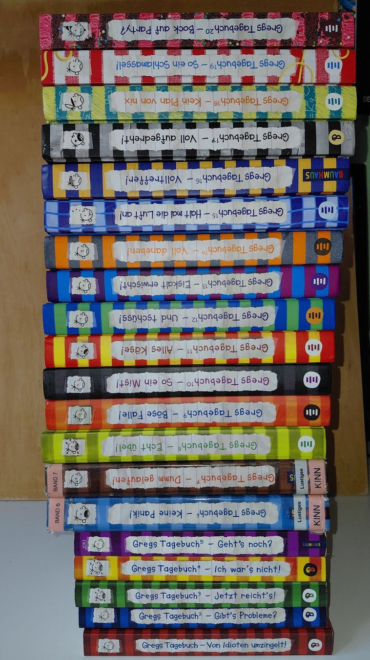Bücher: Gregs Tagebuch Band 11 - 20 – Gebraucht aus Greifensee von Retepw 1
