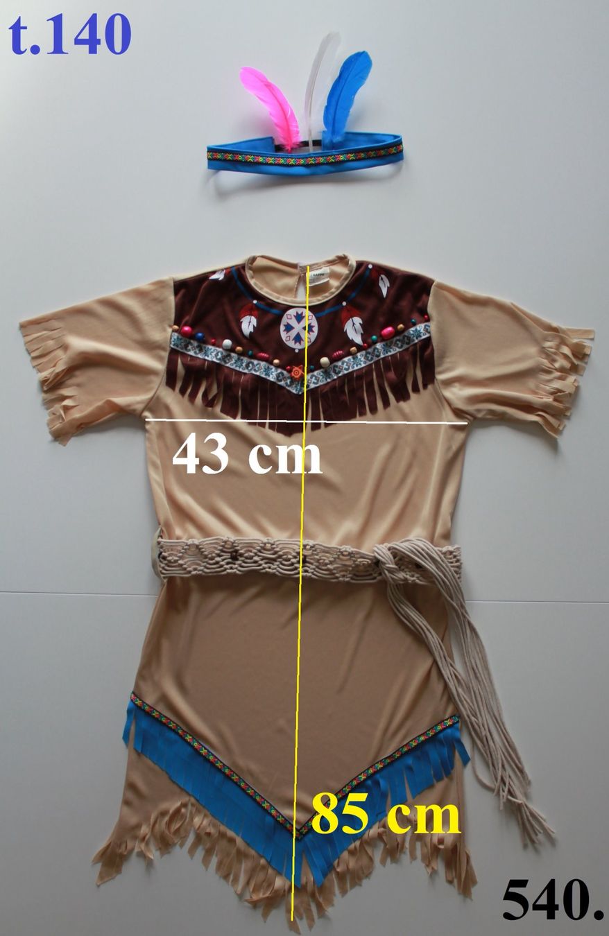 Costumi: Costune Indienne / Indianerin  t.140 – Usato da Peseux venduto da CoolShoping 1