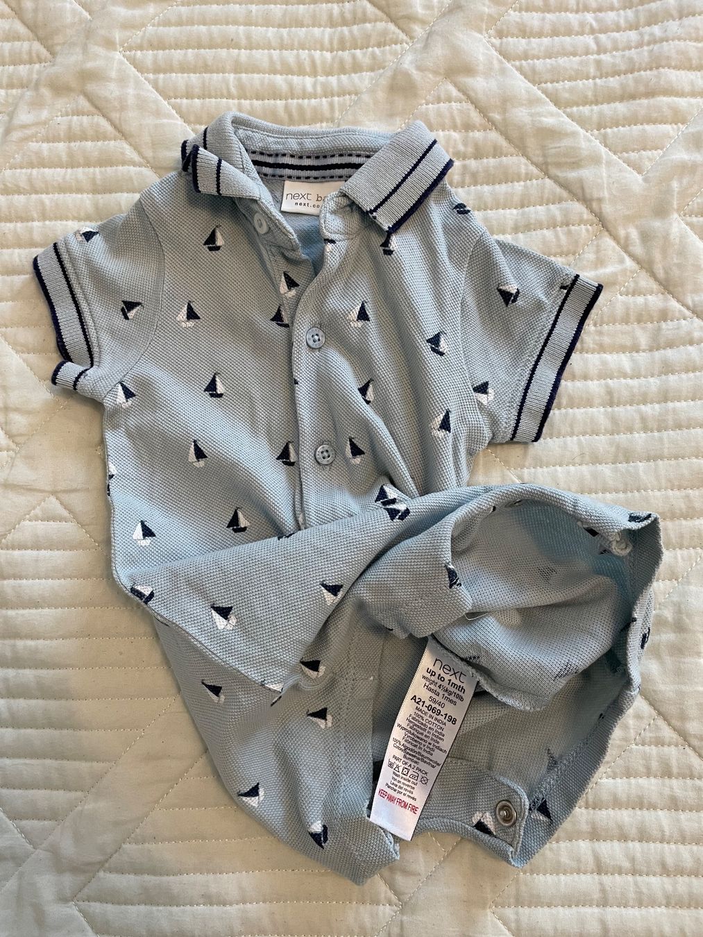 Next Strampler: Gr.56 Next Sommer Strampler Freizeit Overall – Gebraucht aus Kaltbrunn von mar_7jpc 2
