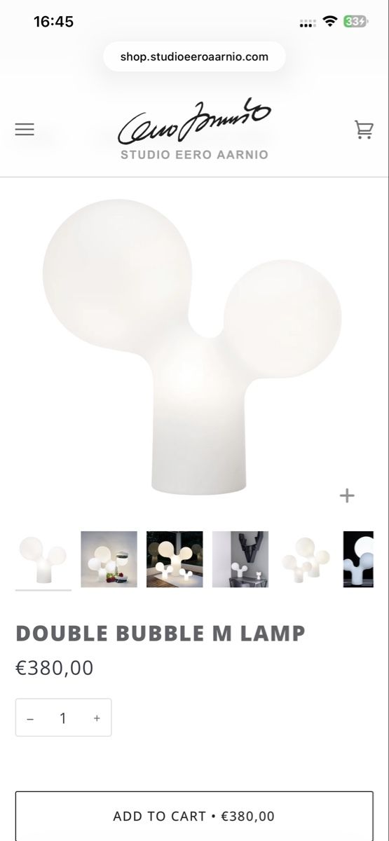 Lampade: Eero Aarnio Lampe Double Bubble M – Usato da Lausanne venduto da HomeDepose 5