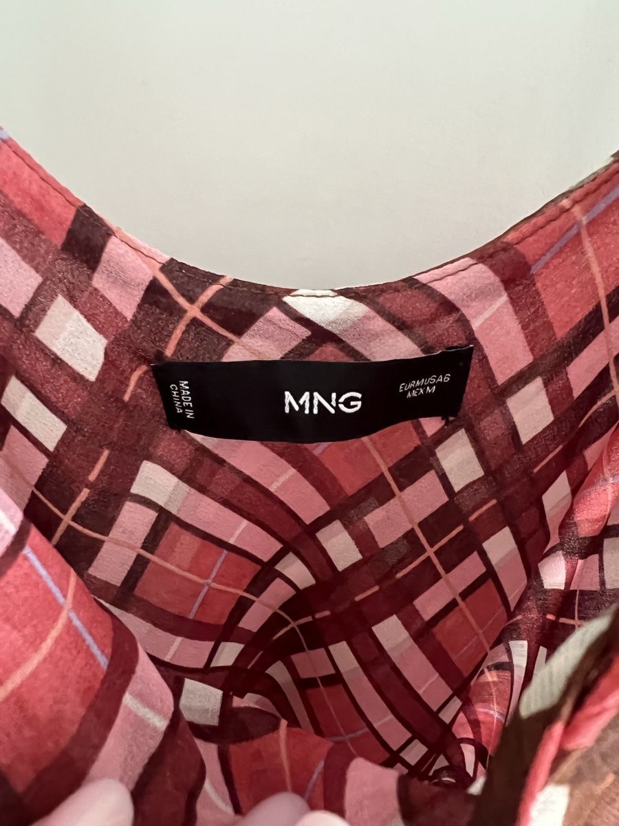Mango Vestiti: Mango Check Long Day Dress – Usato da Zürich venduto da FT_Zurich 1