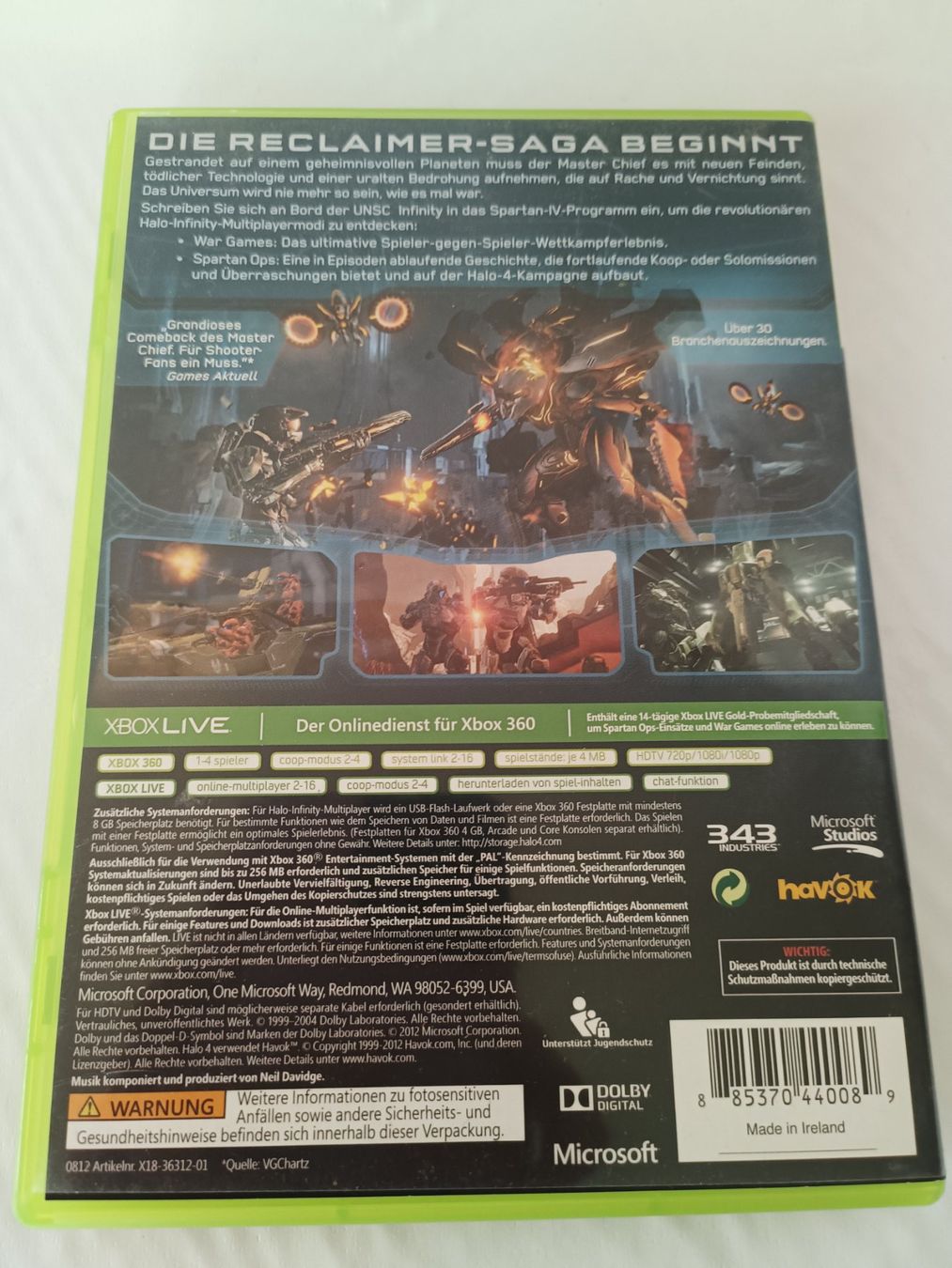 Microsoft Spiele: Xbox 360 Game: Halo 4 – Gebraucht aus Oberhofen Thun'see von cri_6md2 1