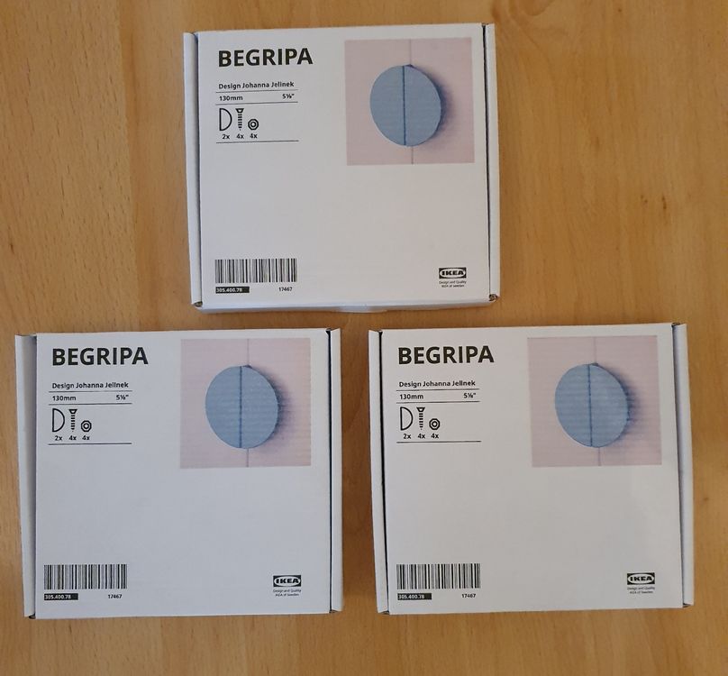 3x Ikea BEGRIPA Griffe Set Türkis (Neu (gemäss Beschreibung)) in ...