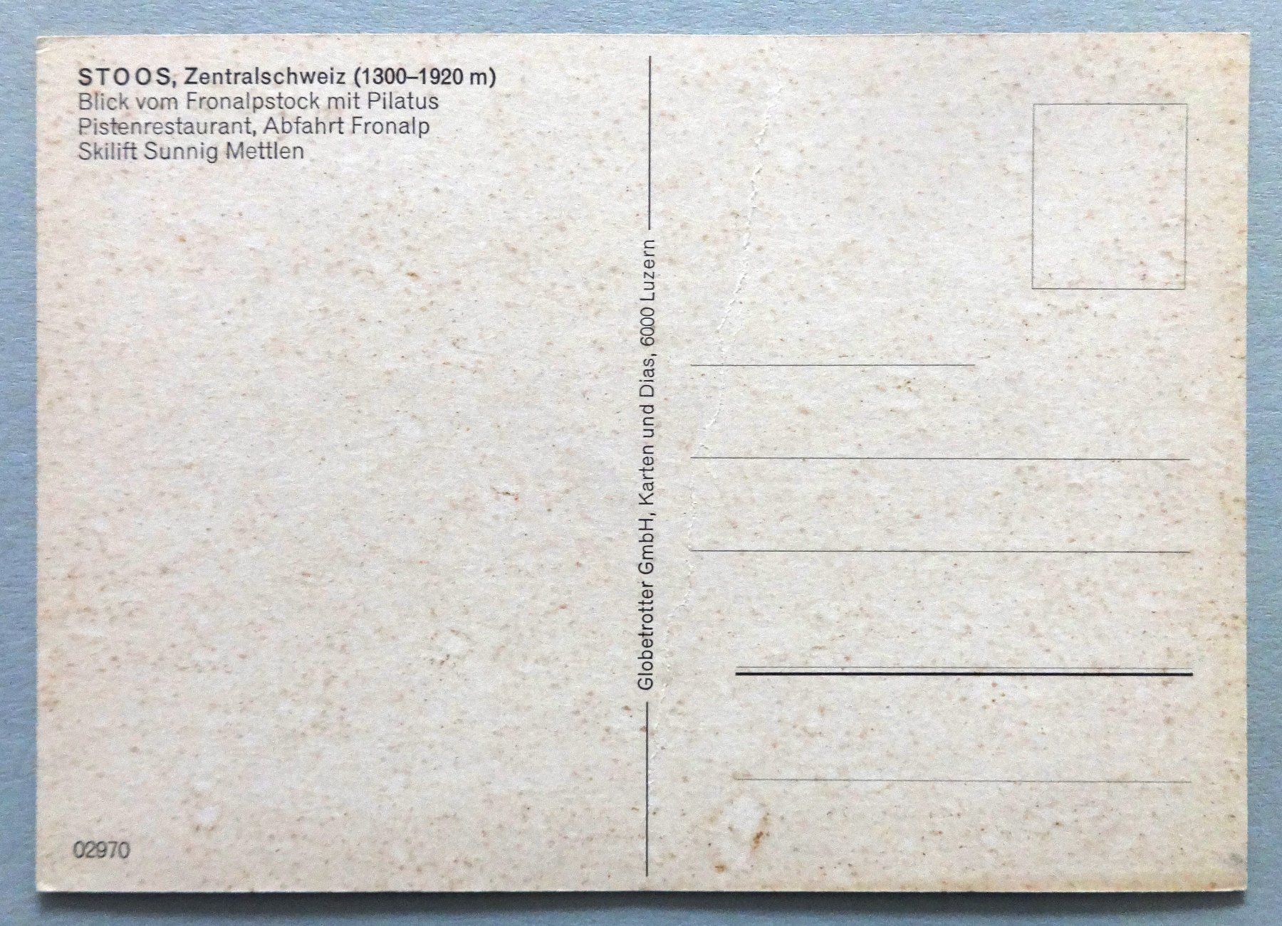 Cartoline postali: Stoos-Fronalpstock – Difettoso da Fétigny venduto da Billy2miny 1