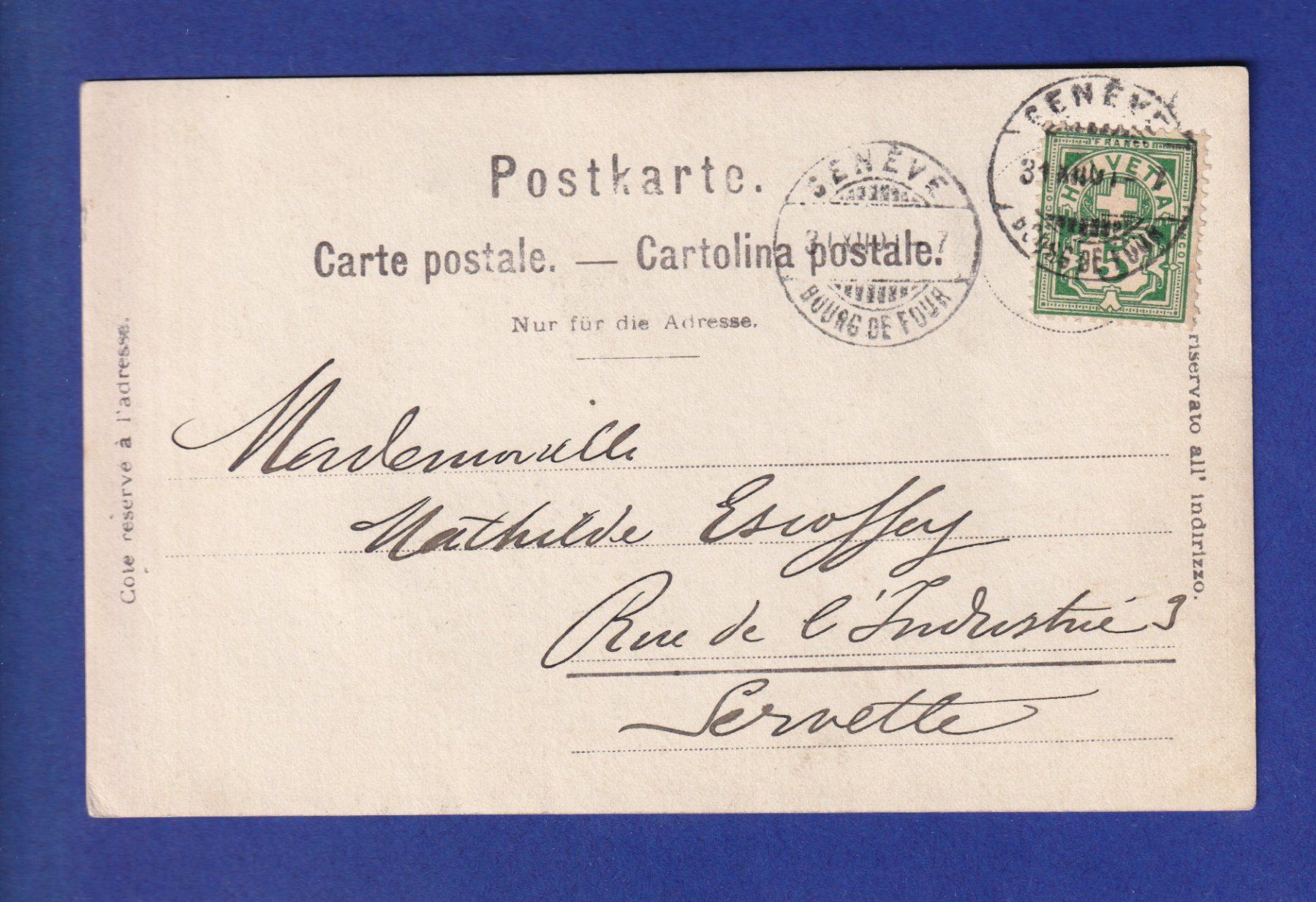 Cartoline postali: CHIEN / HUND - Photo – Usato da Pully venduto da nicecards-shop 1