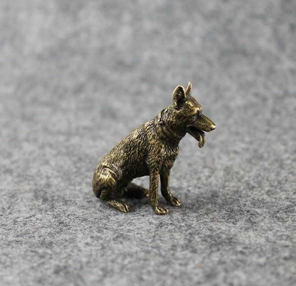 Statuette: Wolfshund aus Messing – Nuovo (secondo la descrizione) da Uerkheim venduto da Kaufoption 4