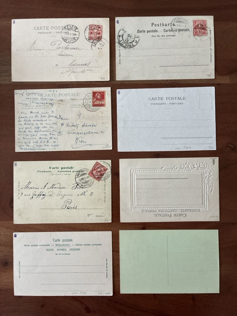 Cartoline postali: 15 Ansichtskarten Schweiz von Montreux VD  – Usato da Oftringen venduto da Cla.vD.74 1