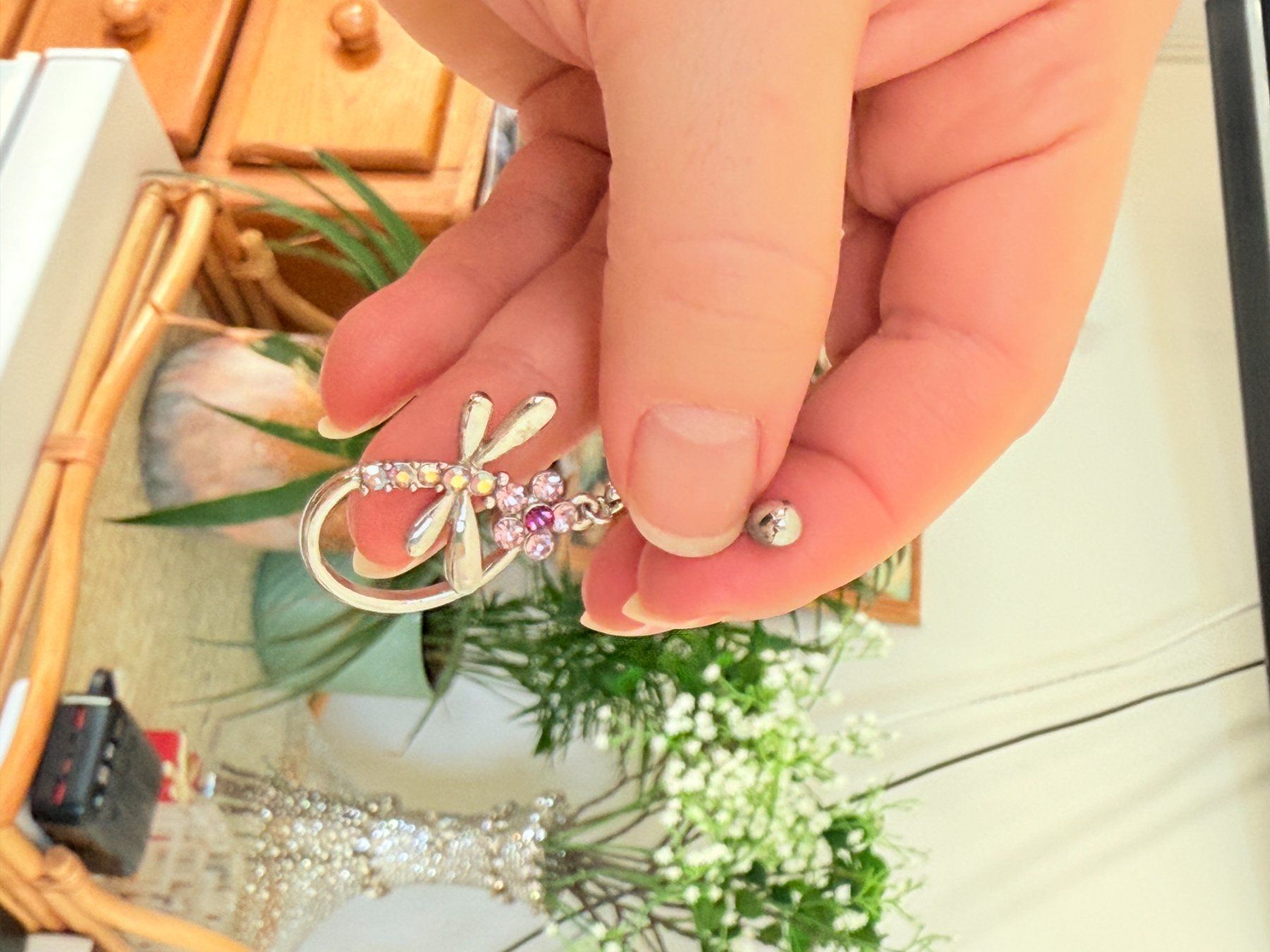 Piercingschmuck: Piercing de nombril libellule et fleur - Été approche! – Neu und originalverpackt aus Genève von AGBERG 6