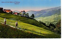 Grida mit Dorf Malix ob Passugg