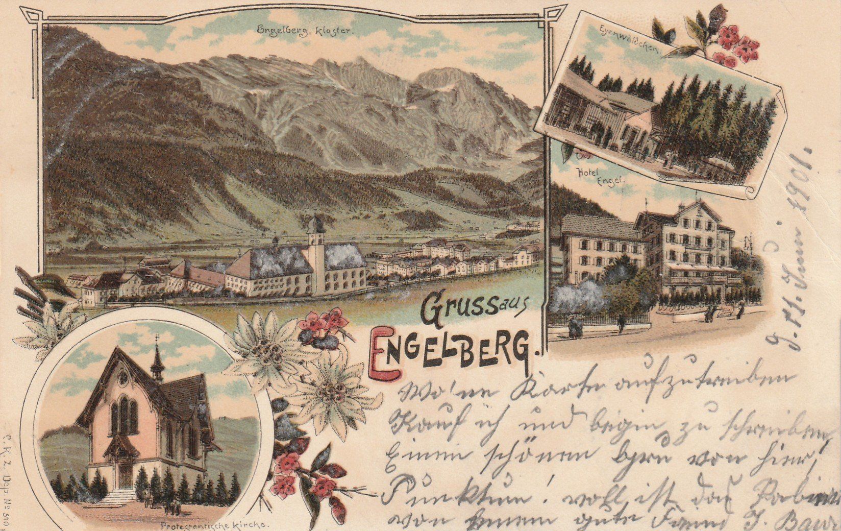 Ansichtskarten: Engelberg Litho – Gebraucht aus Rorschacherberg von fratovi2