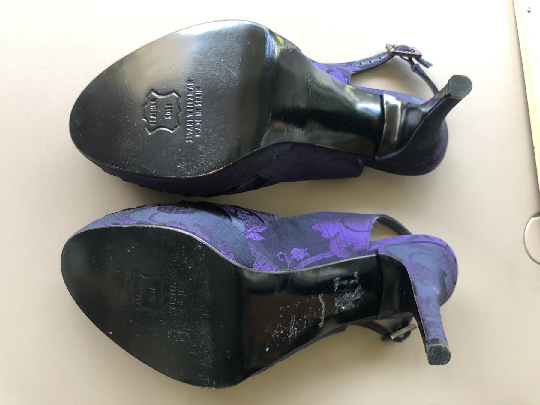 Stuart Weitzman Damenschuhe: Stuart Weitzman Platform/Plateau Peeptoes Pumps Slingback – Gebraucht aus Zürich von TSchaefer01 2