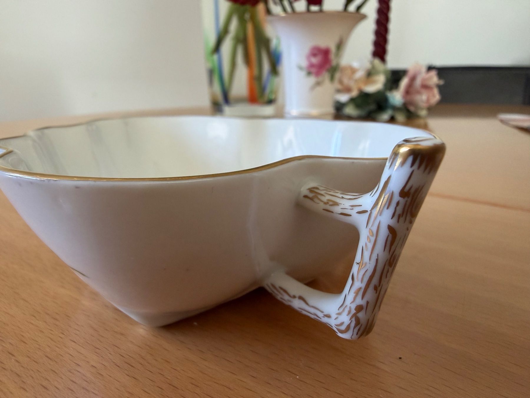 Ciotole: Meissen Blattschale Pralinen Schale – Usato da Nussbaumen AG venduto da normajeanbaker 3