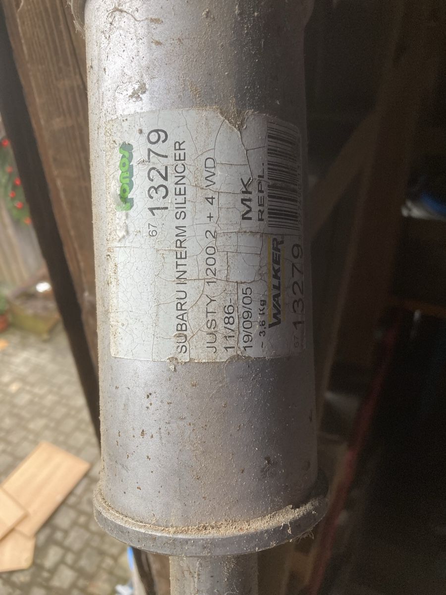 Subaru Tutti pezzi di ricambio auto: Subaru Justy interm silencer – Nuovo (secondo la descrizione) da Ottikon venduto da martin130485