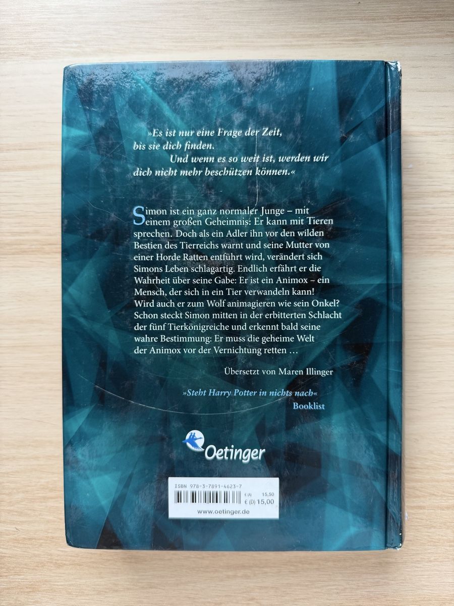 Libri: Animox-Set, 1-4 – Usato da Zürich venduto da Fuxion 1