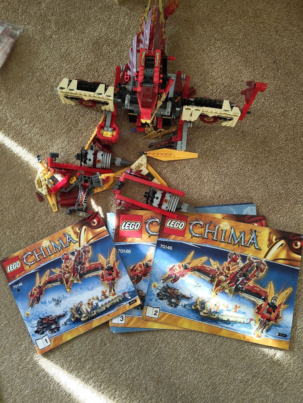Lego Kit di costruzioni: Lego Chima Phoenix Fire Temple Set 70146 – Usato da Glattbrugg venduto da har_jgc7