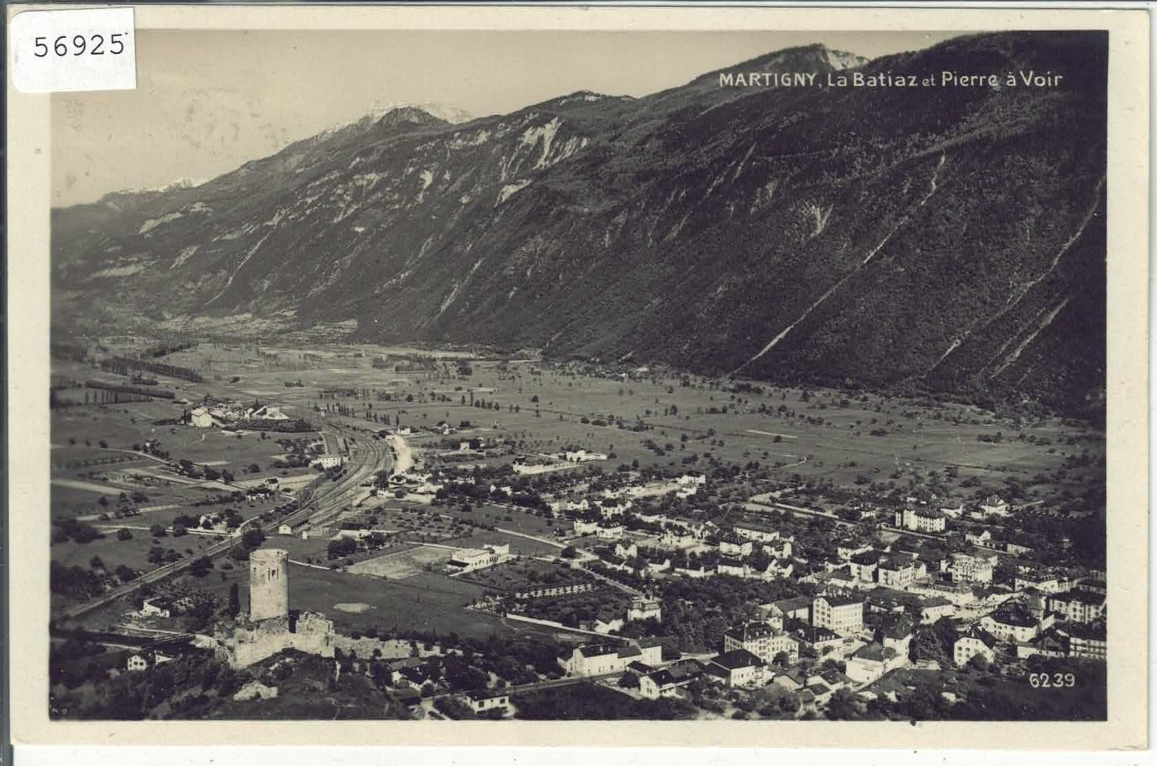 Ansichtskarten: Martigny - Vue generale – Gebraucht aus Ettingen von Kartenplanet