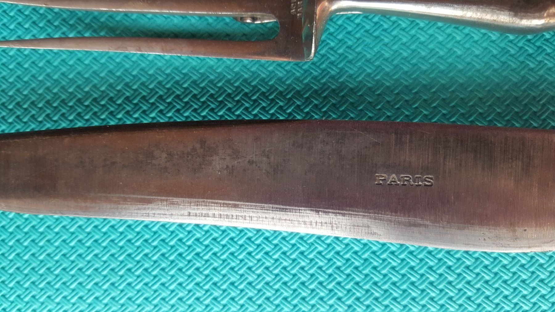 Set di posate: antikes Fleischbesteck  "Paris" – Usato da Kaiseraugst venduto da InkBoy 7
