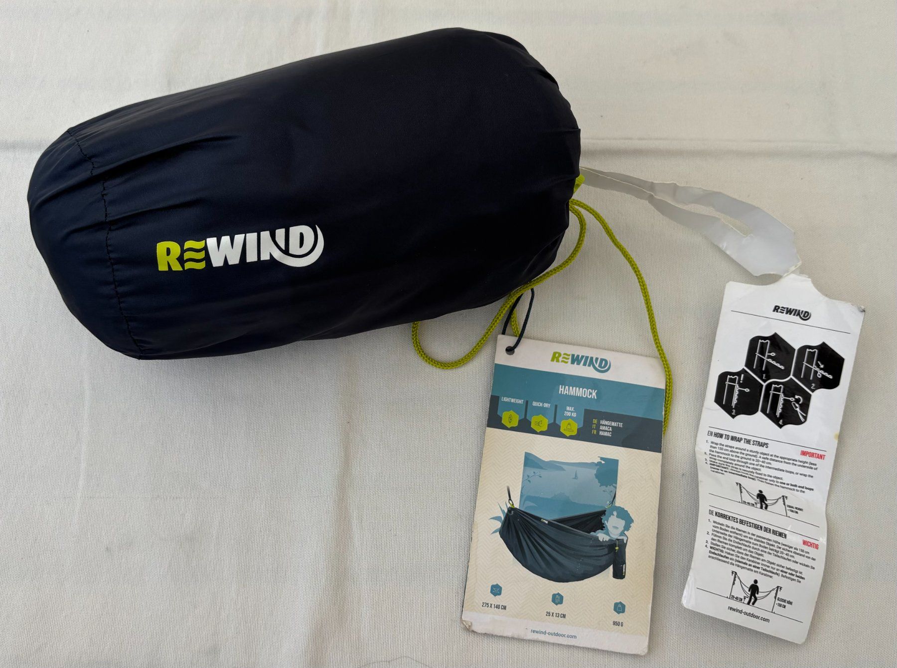 Amache: Rewind Hängematte – Nuovo e nell'imballaggio originale da Rheinfelden venduto da sabine0101