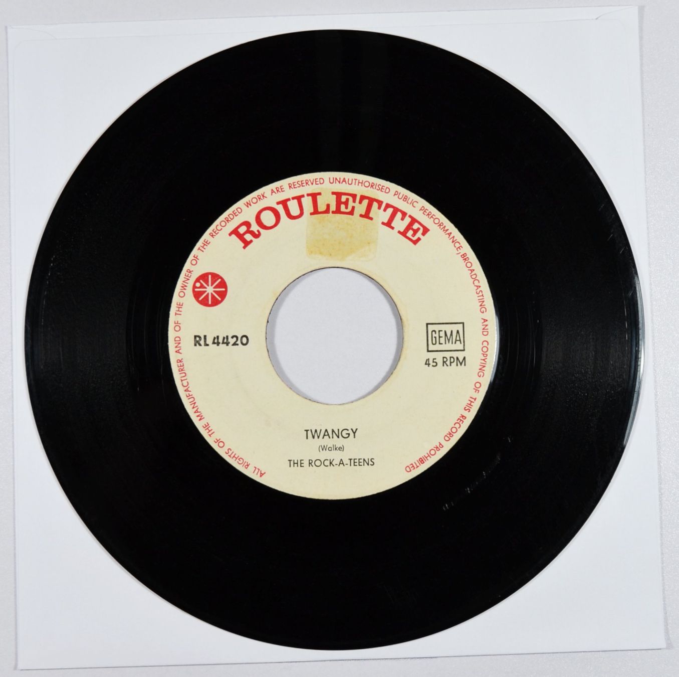 Dischi in vinile: Single: THE ROCK-A-TEENS - Woo Hoo /Twangy – Usato da Frenkendorf venduto da Yard-Sale-2000 3