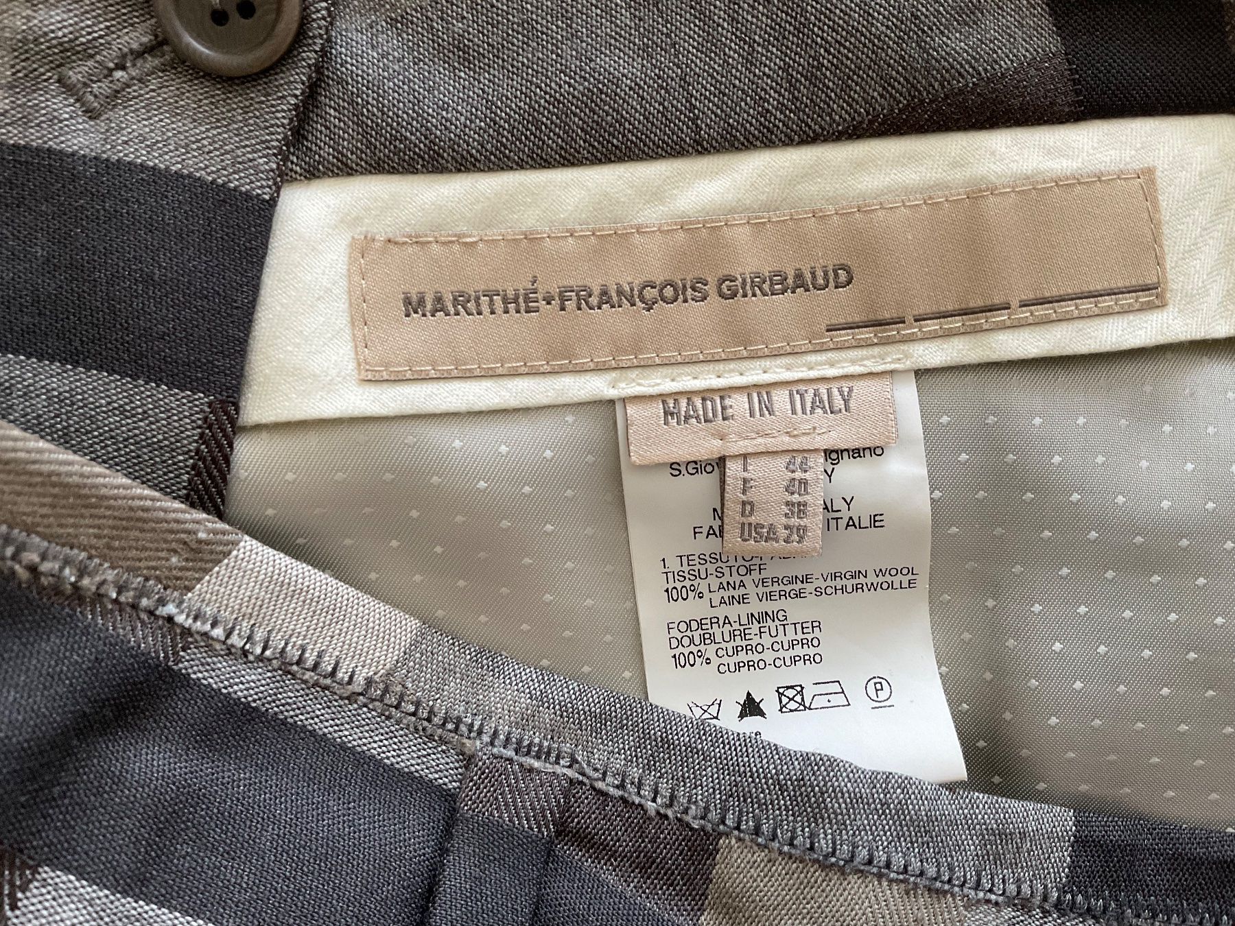 Girbaud Gonne: MARITHE Francois GIRBAUD Wolle Rock Gr 38 NEU – Nuovo (secondo la descrizione) da Urdorf venduto da alda02 7