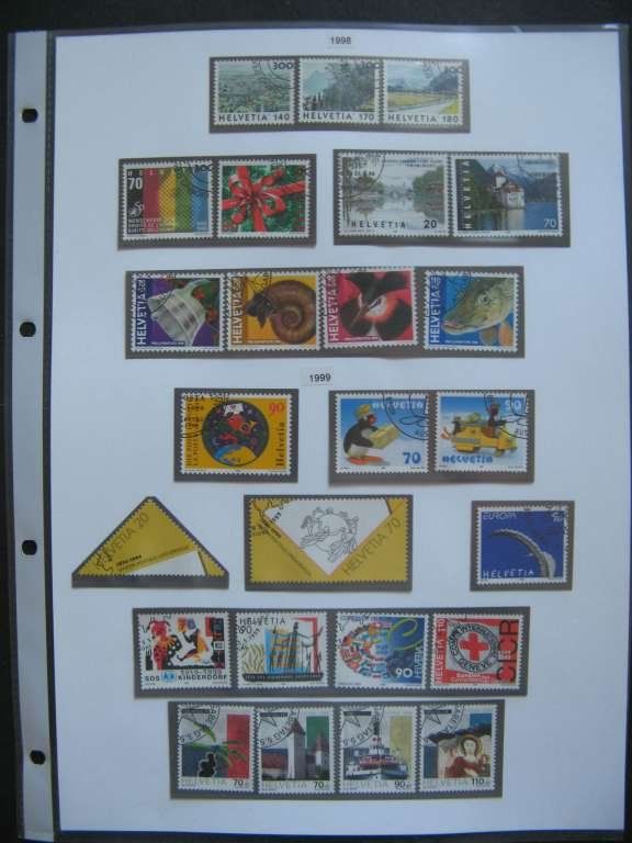 Alle Briefmarken: 1966 - 2003 Kleine Sammlung Marken mit Ersttagsstempel – Neu (gemäss Beschreibung) aus Frauenfeld von Interessent1 3
