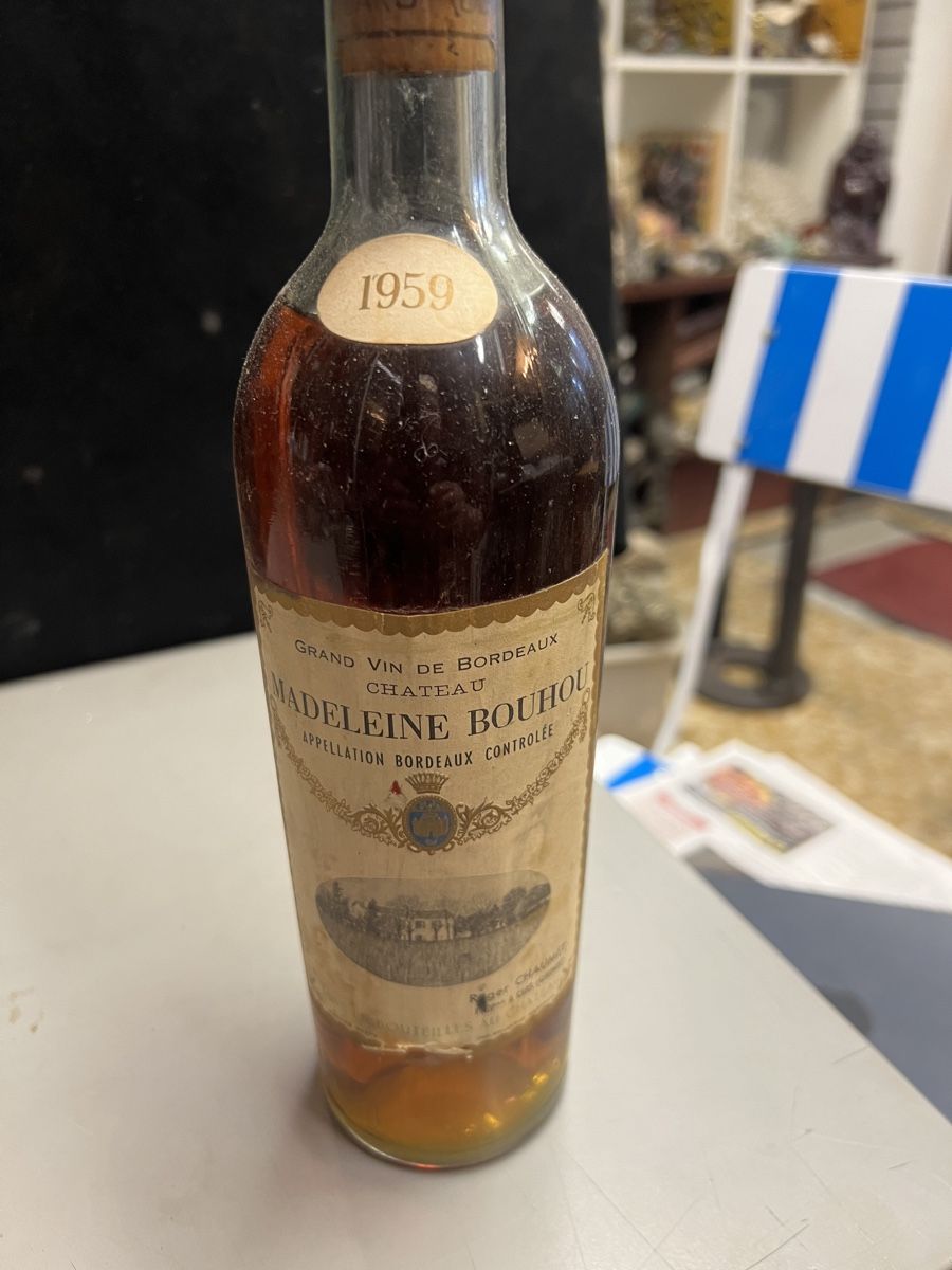 Vino: CHÂTEAU MADELEINE BOUHOU 1959 – Nuovo (secondo la descrizione) da Genève venduto da Leboucheoreilles 6
