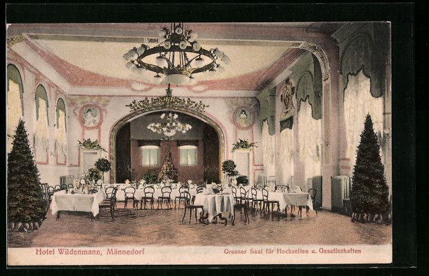 Ansichtskarten: Männedorf, Hotel Wildenmann, Grosser Sa – Gebraucht aus Berlin von bartko-reher
