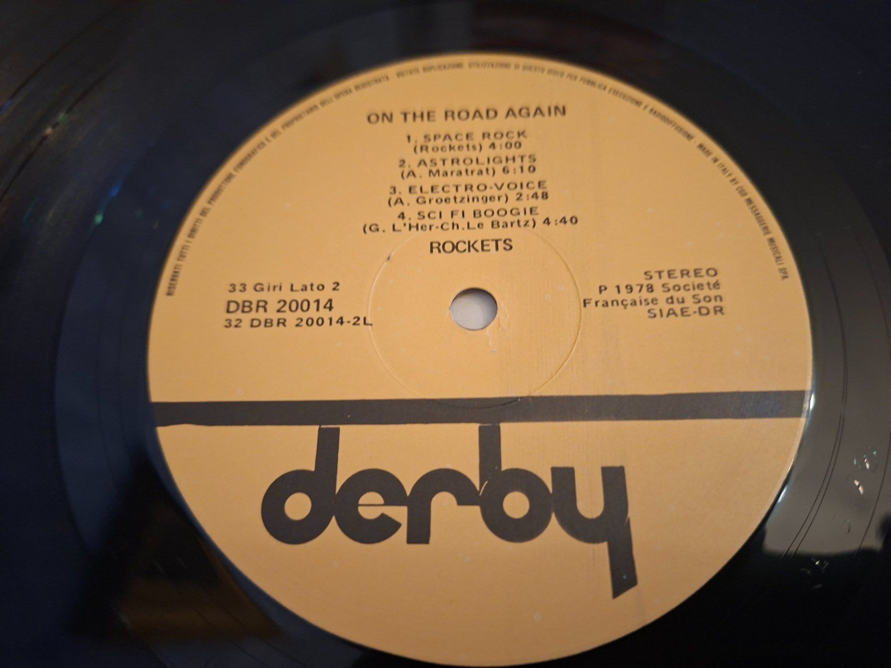 Dischi in vinile: Italy Electro/Disco 1978 - Rockets - On The Road Again – Usato da Bernex venduto da Wannabehasbeen01 4
